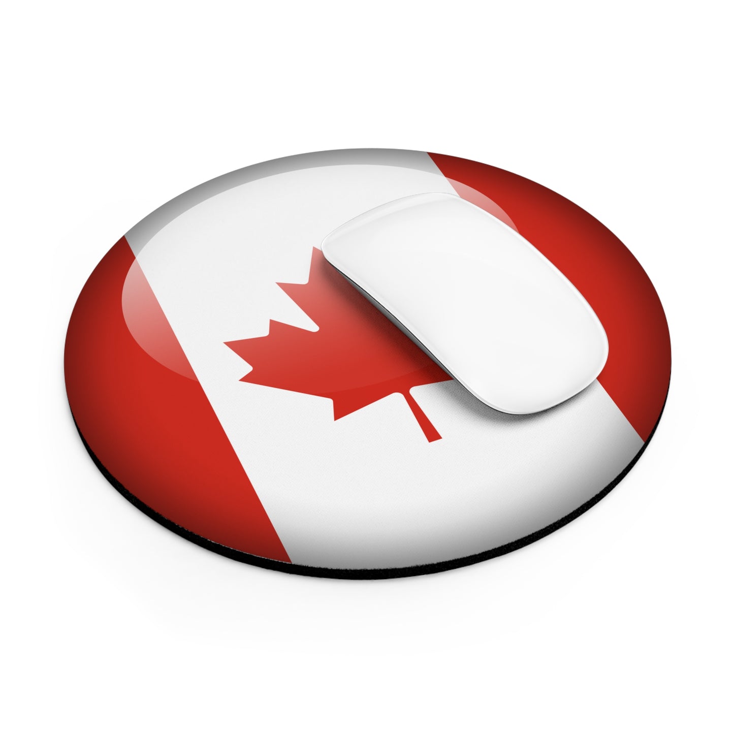 Orb Flag of Canada 8" Round Mouse Pad