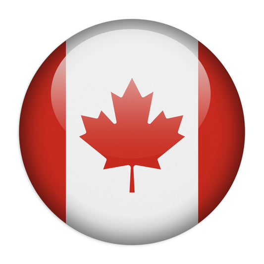 Orb Flag of Canada 8" Round Mouse Pad