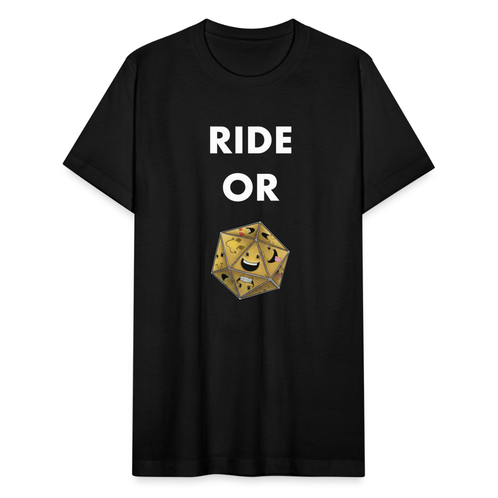 Ride or Die Futura Dark Tee by Die Happy Games™ - black