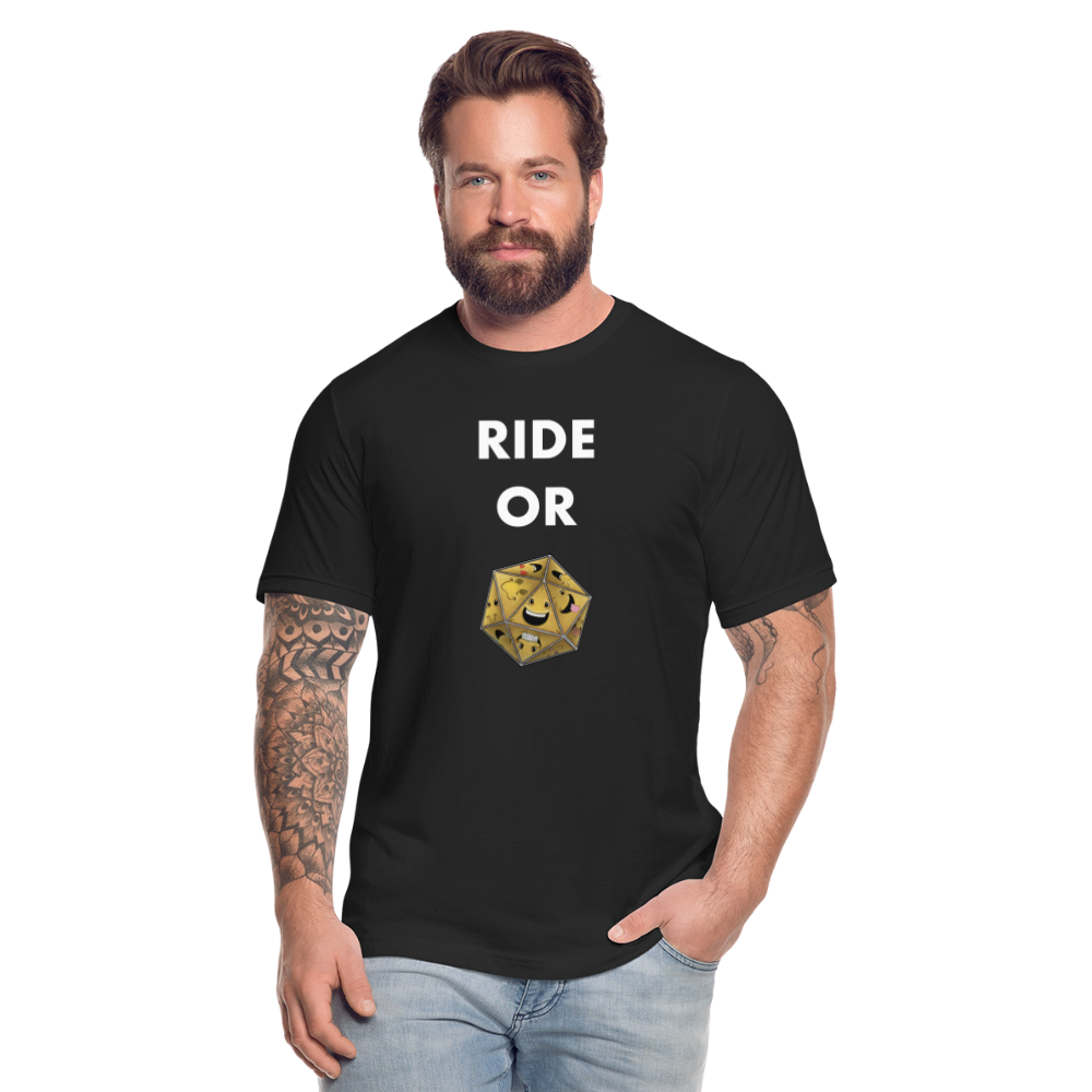 Ride or Die Futura Dark Tee by Die Happy Games™ - black