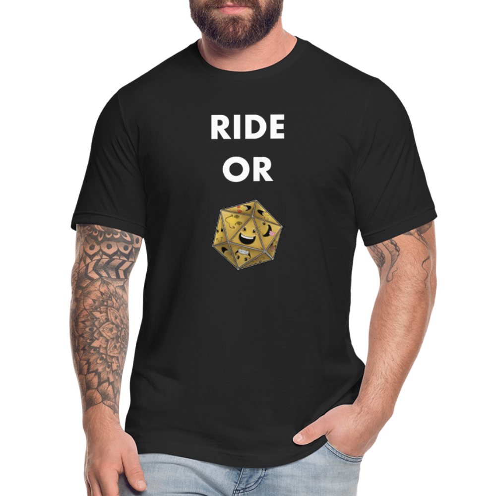 Ride or Die Futura Dark Tee by Die Happy Games™ - black