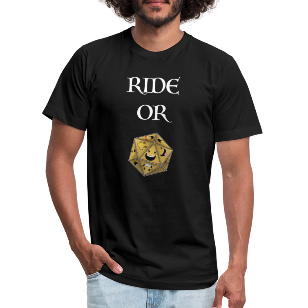 Ride or Die Luminari Dark Tee by Die Happy Games™ - black