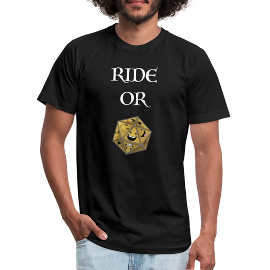 Ride or Die Luminari Dark Tee by Die Happy Games™ - black