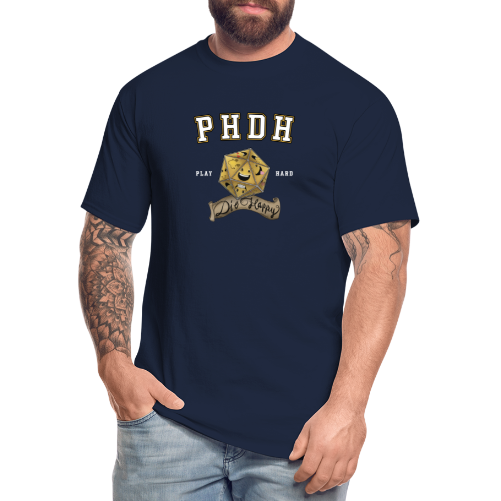 Play Hard U Men's Tall T-Shirt - navy